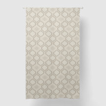 Elegant Moroccan Trellis Pattern in Neutral Tones