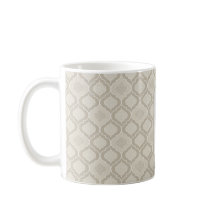 Elegant Moroccan Trellis Pattern in Neutral Tones