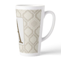 Elegant Moroccan Trellis Pattern in Neutral Tones
