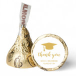 Elegant Mortar Board Thank You Gold Graduation Hershey®'s Kisses® Elegant Mortar Board Thank You Gold Graduation Hershey®'s Kisses®