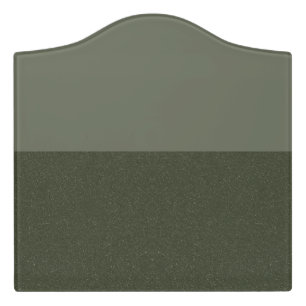 Elegant Moss Green Sign – Two Tone Arch Board