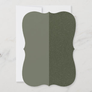 Elegant Moss Green Split Texture Card – Customize