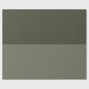 Elegant Moss Green Wrapping Paper – Customizable