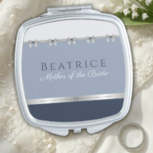 Elegant Mother of the Bride Bridal Party Gift Compact Mirror