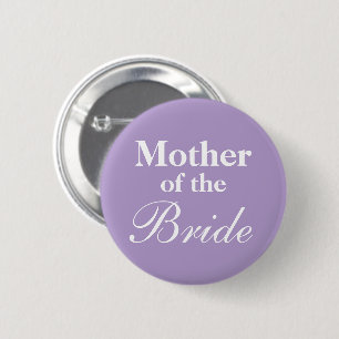 Elegant Mother of the bride lavender purple button