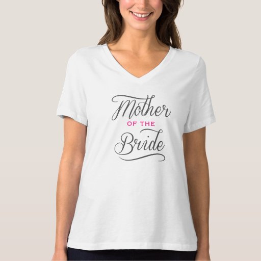 Elegant Mother of the Bride T-shirt | Zazzle