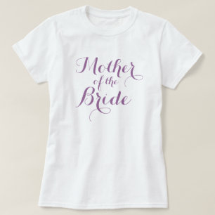Elegant mother of the bride t shirts Lavender