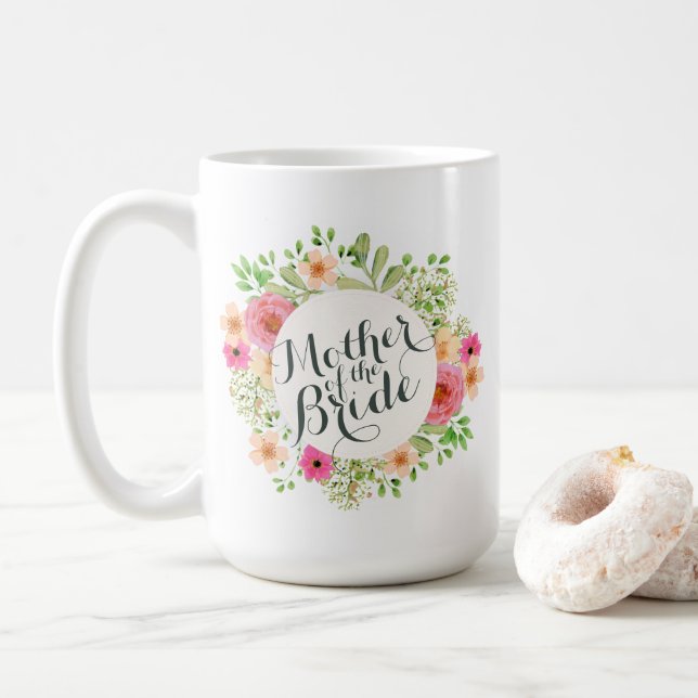 Elegant Mother of the Bride Wedding Classic Mug (With Donut)