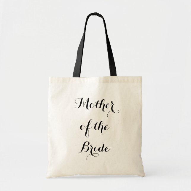 Elegant mother of the bride wedding tote bag (Front)