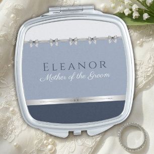 Elegant Mother of the Groom Bridal Party Gift Compact Mirror