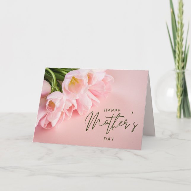 Elegant Mother’s Day Card – To the Most Beautiful  (Front)