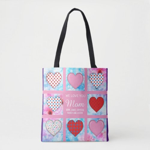 Elegant Mothers Day Design Minimalist Editable Tote Bag