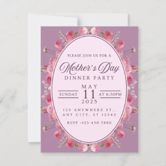 Elegant Mother’s Day Dinner Party Invitation | Ful