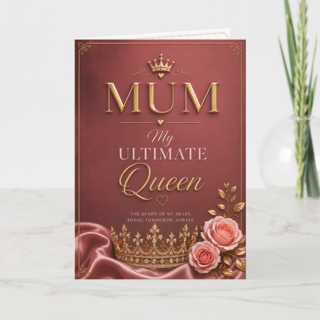 Elegant Mother’s Day Greeting Card (Front)