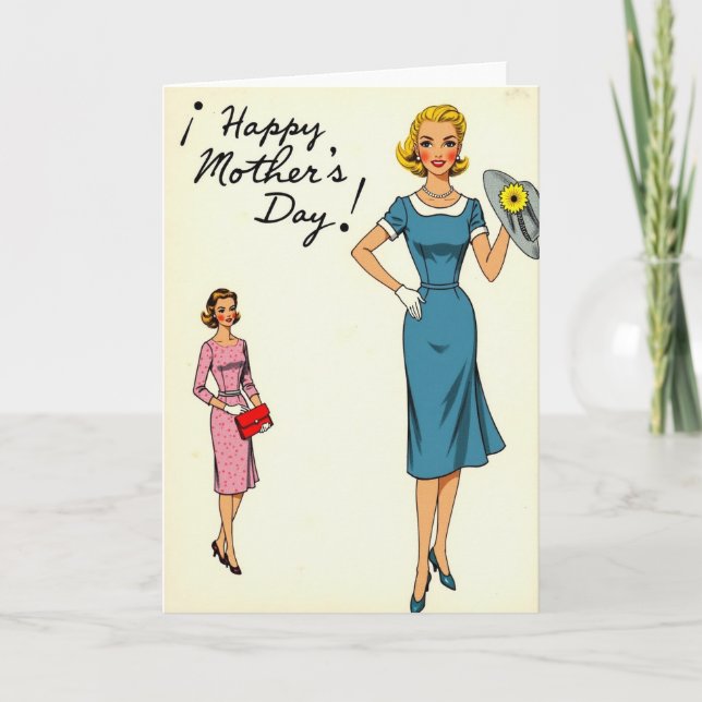 Elegant Mothers Day Art Card (Front)