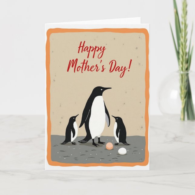 Elegant Mothers Day Birds Card (Front)