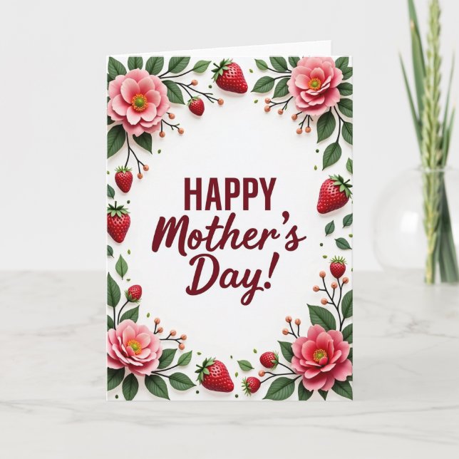 Elegant Mothers Day Card (Front)