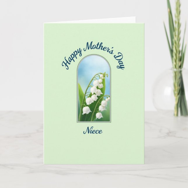 Elegant Mothers Day For Niece Card (Front)