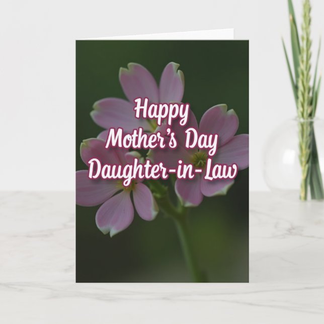Elegant Mothers Day Greeting Card (Front)