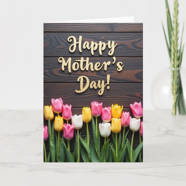 Elegant Mothers Day Message Card (Front)
