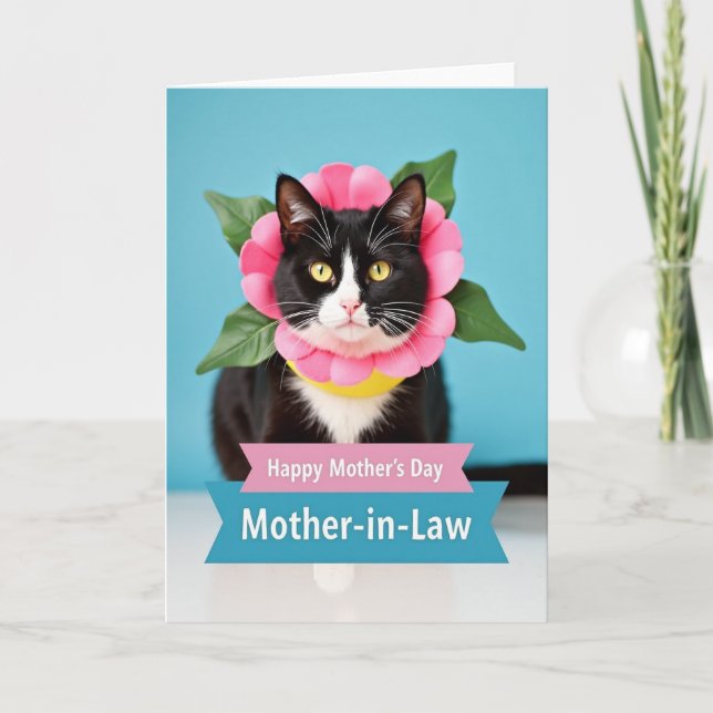 Elegant Mothers Day Pet Card (Front)