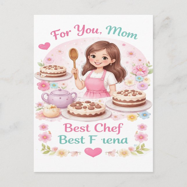 Elegant Mother's Day Printable Card (Front)