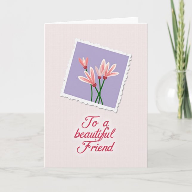 Elegant Mothers Day Sketch Card (Front)