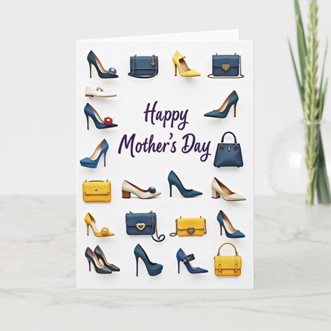 Elegant Mothers Day Style Card (Front)