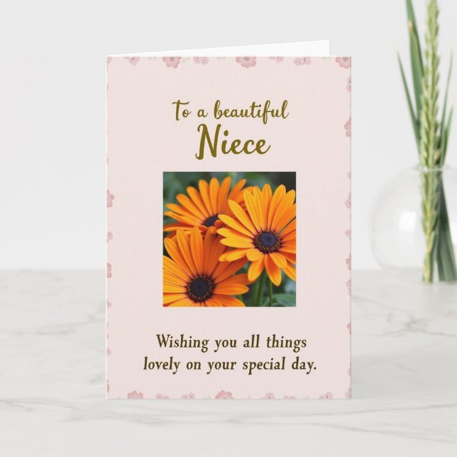 Elegant Mothers Floral Art Card (Front)