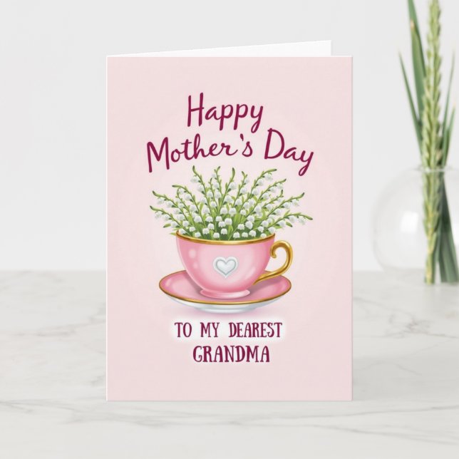 Elegant Mothers Love Day Card (Front)