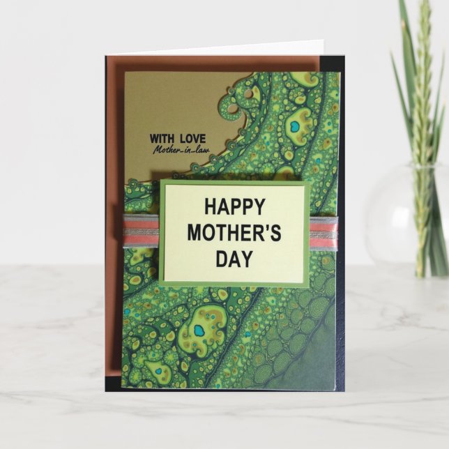 Elegant Mothers Love Theme Card (Front)