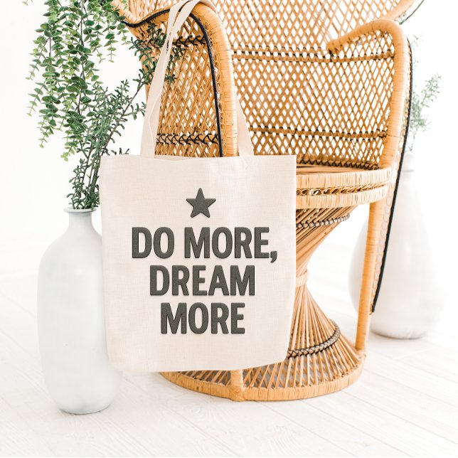 Elegant Motivational Quote Tote Bag Design (Creator Uploaded)
