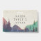 Elegant Mountain Wedding Entree Choice Badge