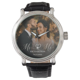 Elegant Mr & Mr Wedding Photo Watch