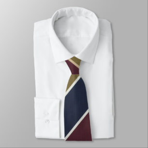 Elegant Multi-Color Regimental Striped Neck Tie