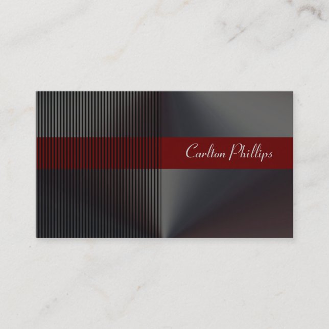 Elegant + musculin business cards (Front)