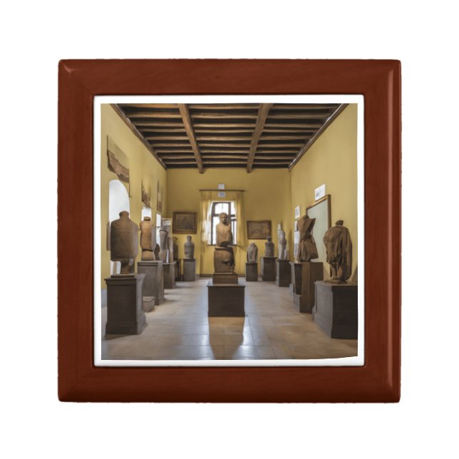 Elegant Museum Inspired Wooden Gift Box  (Front)