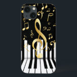 Elegant Music Note Luxury piano keys iPhone 13 Case<br><div class="desc">Music Note Luxury design. You are welcome to visit my store for more beautiful products.</div>