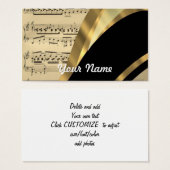Elegant music sheet (Front & Back)
