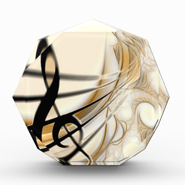 Elegant Musical Note Award (Front)