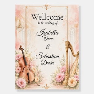 Elegant Musical Wedding Wedding Foam Board