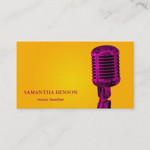 Elegant Musician  Business Card