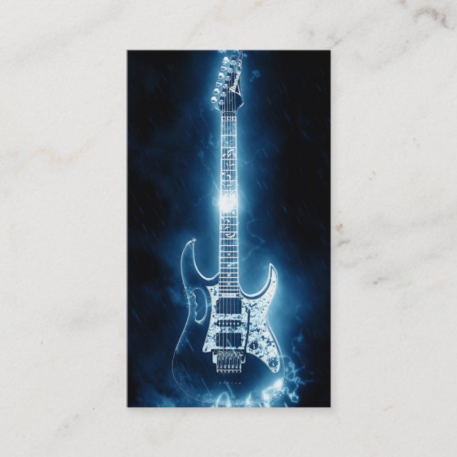 Elegant Musician  Business Card (Front)