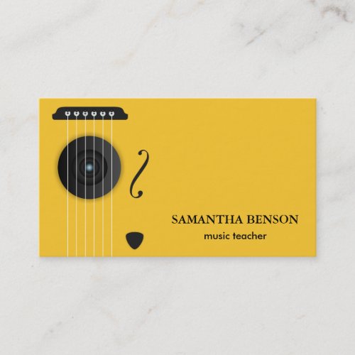 Elegant Musician  Business Card