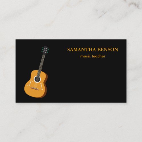 Elegant Musician  Business Card