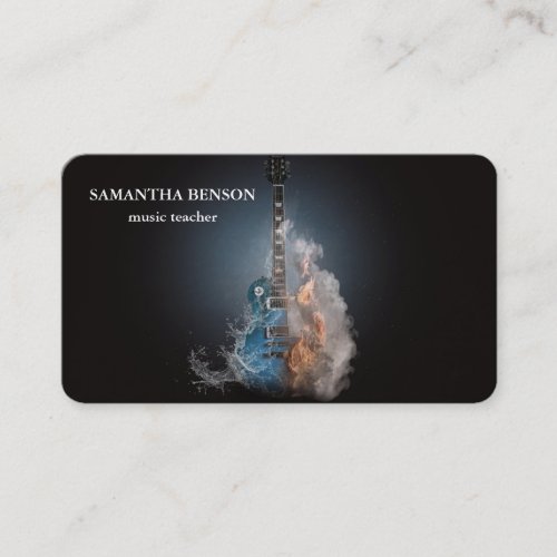 Elegant Musician Business Card