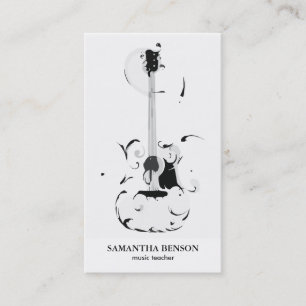 Elegant Musician Business Card