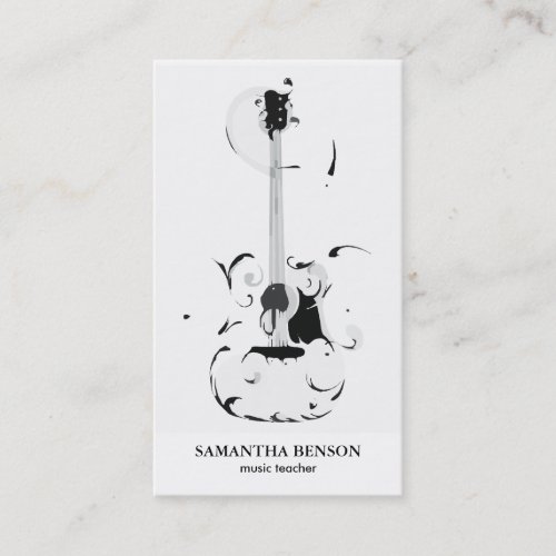 Elegant Musician  Business Card