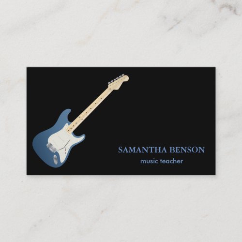 Elegant Musician Business card with Music Note