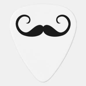 Elegant Mustache Guitar Pick